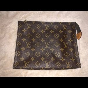 Monogram canvas toiletry bag 26